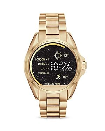 Shop Michael Kors Bradshaw Smartwatch, 44.5mm In Gold