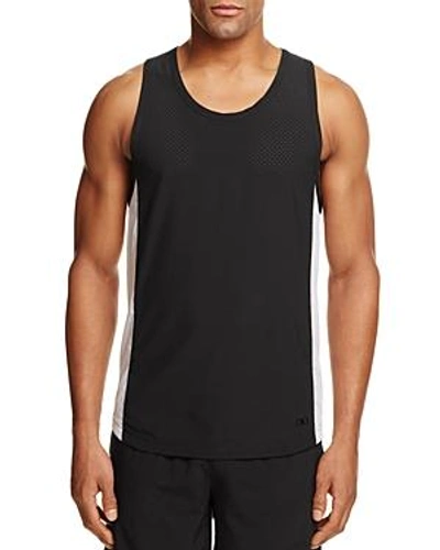 Shop 2(x)ist Varsity Modern Mesh Tank Top In Black