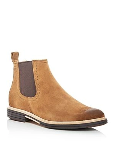 Shop Ugg Men's Baldvin Suede Chelsea Boots In Chestnut