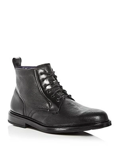 Shop Cole Haan Men's Adams Grand Demiboot Leather Boots In Black