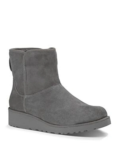 Shop Ugg Kristin Slim Ankle Booties In Gray