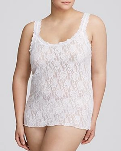 Shop Hanky Panky Plus Signature Lace Unlined Cami In White