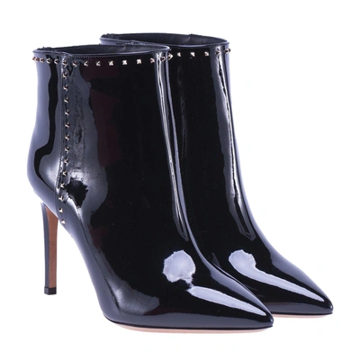 Shop Valentino Ankle Boot In Black