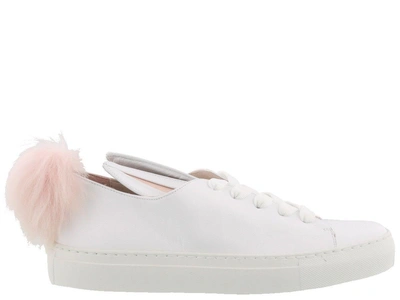 Minna Parikka Tail Nappa Leather Sneakers, White | ModeSens