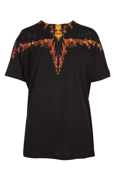 Shop Marcelo Burlon County Of Milan Marcelo Bulon T-shirt In Nero Multicolor