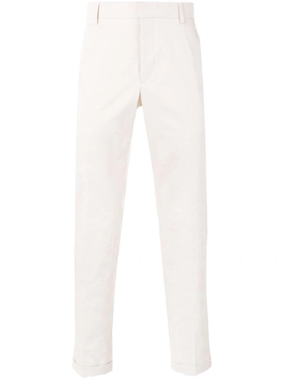 Shop Prada Classic Straight Leg Chinos