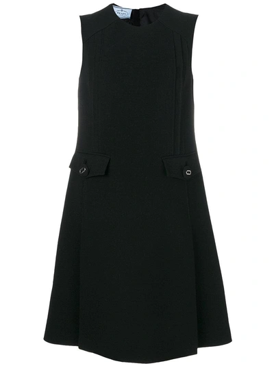 Shop Prada Pocket Detail Dress
