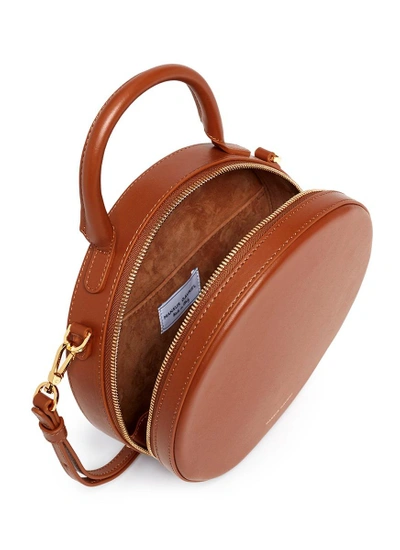 Shop Mansur Gavriel 'circle' Calfskin Leather Crossbody Bag