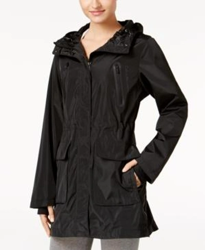 Shop Calvin Klein Performance Hooded Jacket In Black