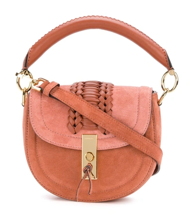 Shop Altuzarra Pink Ghianda Top Handle Mini Bag