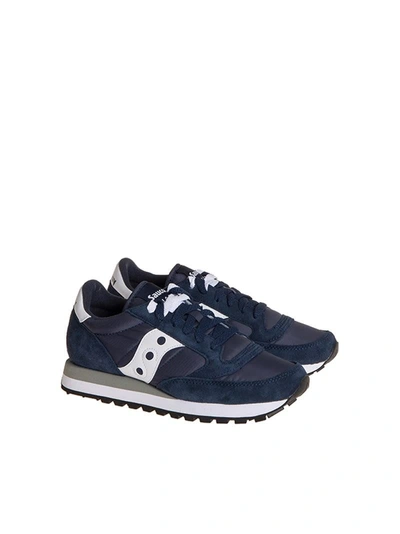 Shop Saucony Jazz Original Sneakers In Navy/white