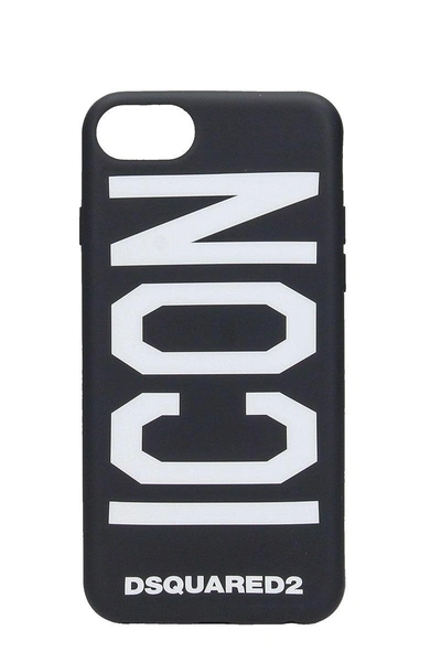 Shop Dsquared2 Icon Iphone 7 Cover In Black
