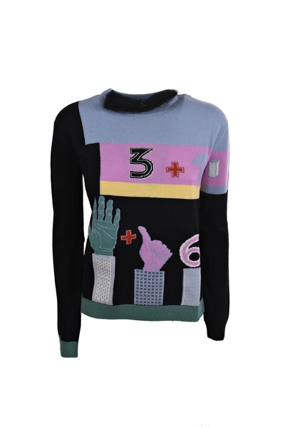 Shop Valentino Sweater In 0no Nero