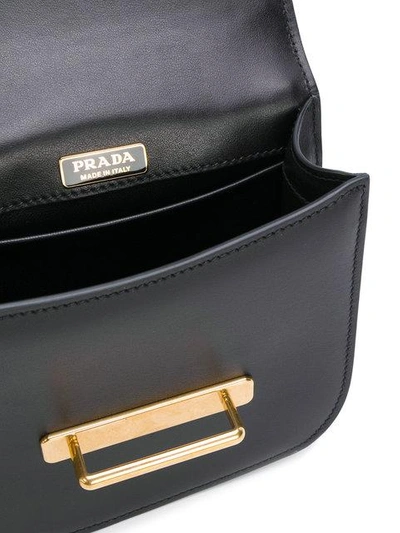 Shop Prada Cahier Cross-body Bag - Black