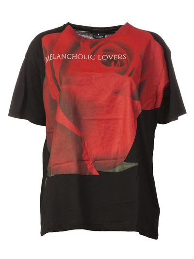Shop Marcelo Burlon County Of Milan Printed T-shirt In Black-red