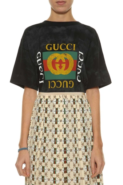 Shop Gucci Loved T-shirt In Nero