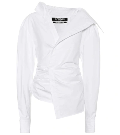 Jacquemus La Chemise Elie Cotton Shirt In 173 23100 White