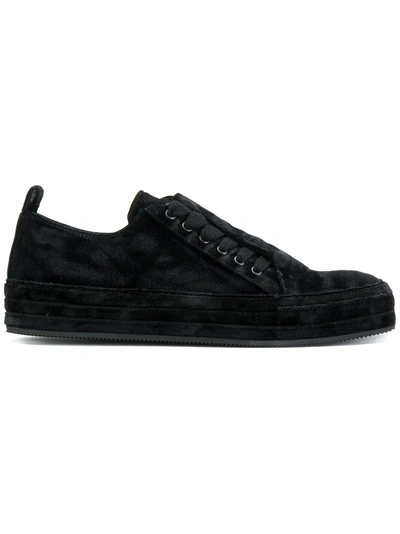Shop Ann Demeulemeester Lace Up Sneakers