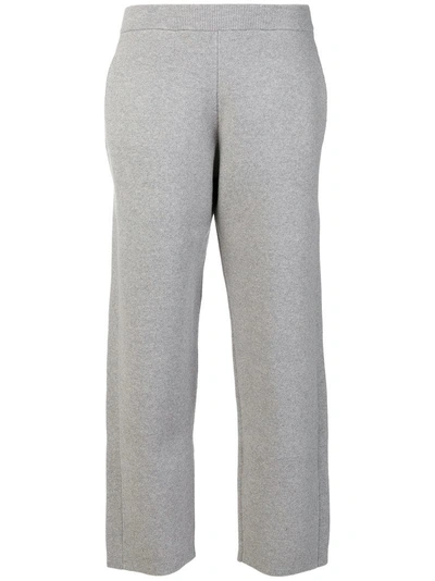 cropped knit trousers