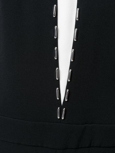 Mugler Baguette Detail Jumpsuit | ModeSens