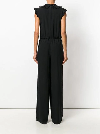 embellished collar jumpsuit