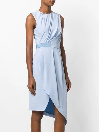 Shop Carven Draped Asymmetric Dress