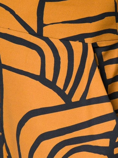 Shop Andrea Marques Printed Jumpsuit - Orange