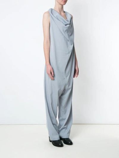 Shop Uma Raquel Davidowicz Straight Jumpsuit In Grey