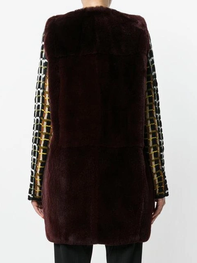 Shop Marni Oversized Gilet In Pink