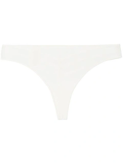 Shop Marlies Dekkers Leading Strings Thong In White