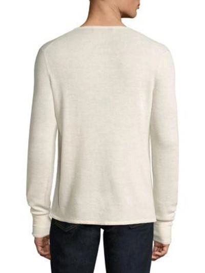 Shop Rag & Bone Textured Sweater In Black