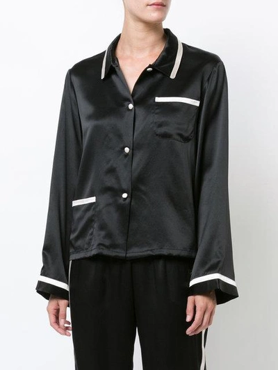 Shop Morgan Lane Ruthie Pyjama Top In Black