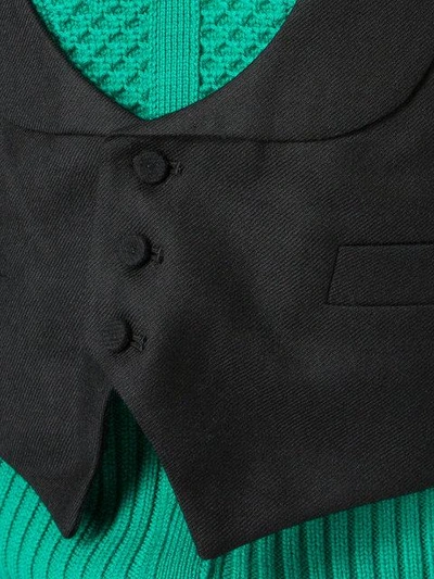 Shop Moohong Classic Waistcoat - Black