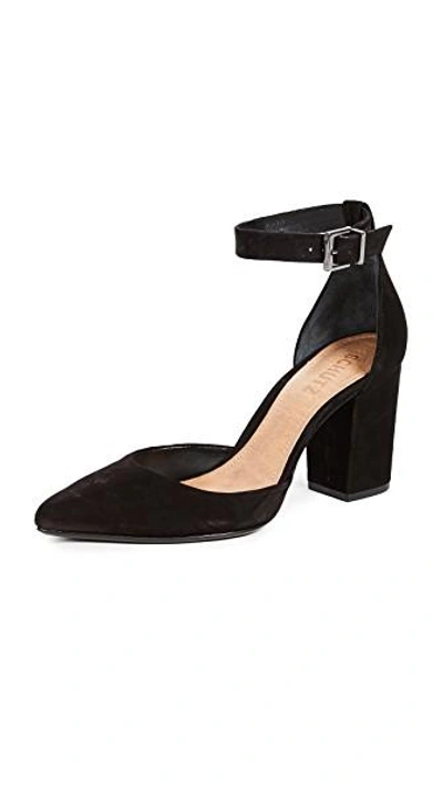 Shop Schutz Ionara Ankle Strap Pumps In Black