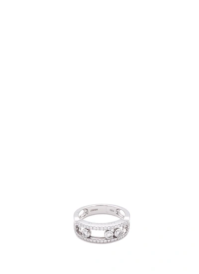 Shop Messika 'move Pavé' Diamond 18k White Gold Ring