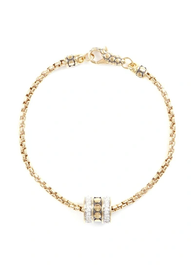 Shop John Hardy Diamond 18k Yellow Gold Charm Bracelet