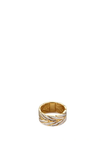 Shop John Hardy Diamond 18k Yellow Gold Ring