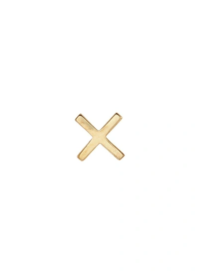 Shop Loquet London 'x' 18k Yellow Gold Charm - Send A Kiss In Metallic
