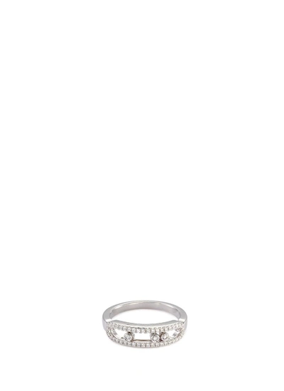 Shop Messika 'baby Move Pavé' Diamond 18k White Gold Ring