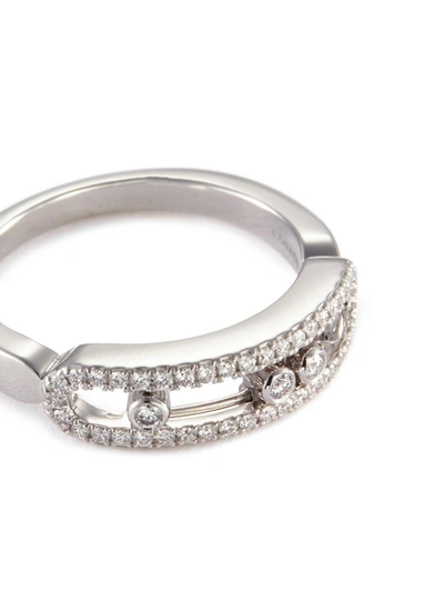 Shop Messika 'baby Move Pavé' Diamond 18k White Gold Ring