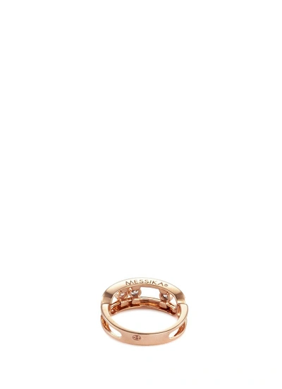 Shop Messika 'move' Diamond 18k Rose Gold Ring