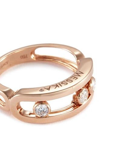 Shop Messika 'move' Diamond 18k Rose Gold Ring