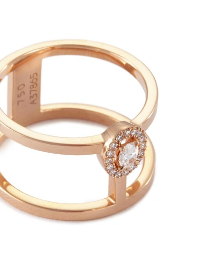 Shop Messika 'glam'azone' Diamond 18k Rose Gold Ring