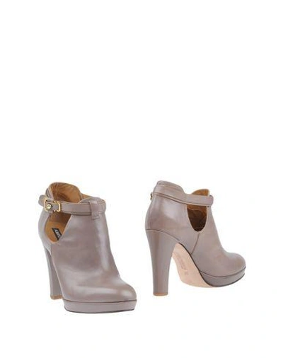 Shop Alberto Fermani Ankle Boot In Dove Grey