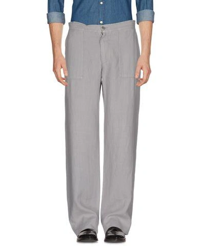 Shop Canali Casual Pants In Grey