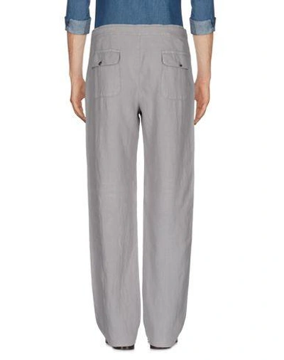 Shop Canali Casual Pants In Grey