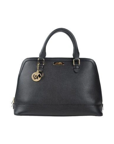 Shop Versace Handbag In Black