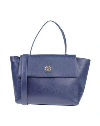 Shop Christian Lacroix Handbag In Dark Blue