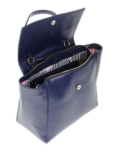 Shop Christian Lacroix Handbag In Dark Blue