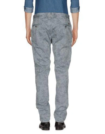 Shop Incotex Man Pants Grey Size 36 Cotton, Elastane